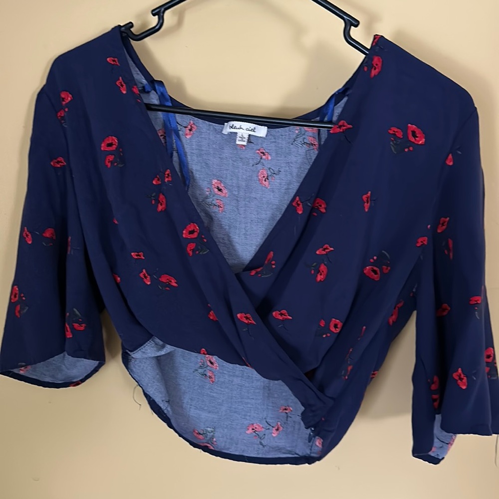 Floral crop top